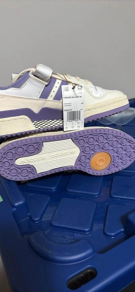 new adidas forum 84 low off white lilac womens 8 1/2 - photo 4
