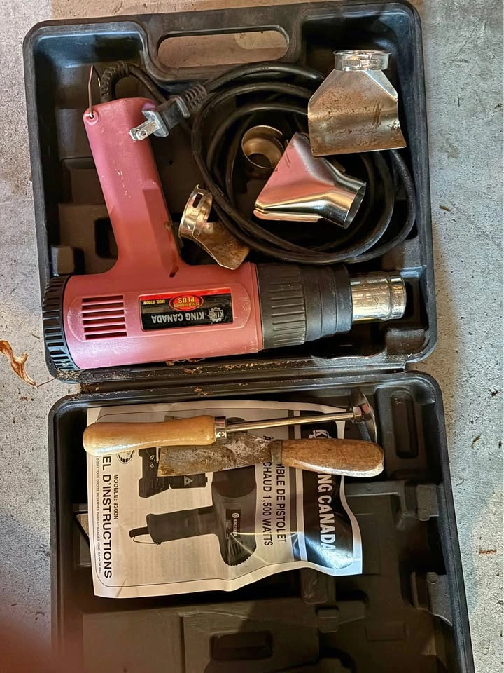 King Canada 8300N 1,500 Watt Heat Gun Kit