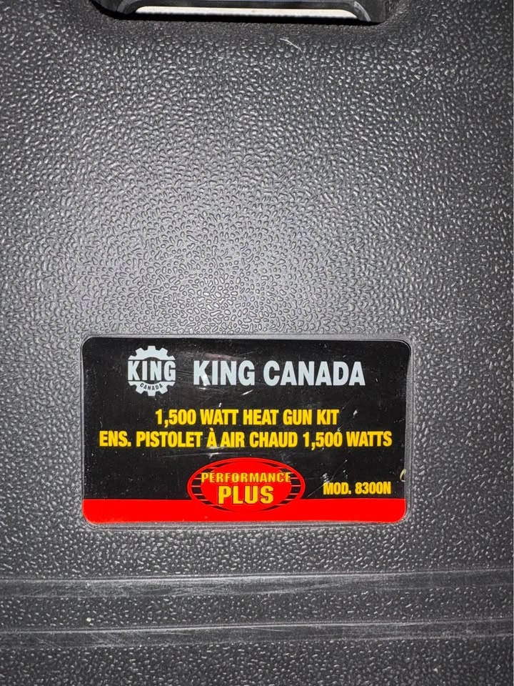 King Canada 8300N 1,500 Watt Heat Gun Kit - photo 2