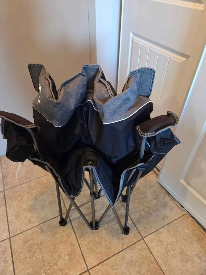 2 Person Folding Loveseat/Camping Chair image indicator(4)