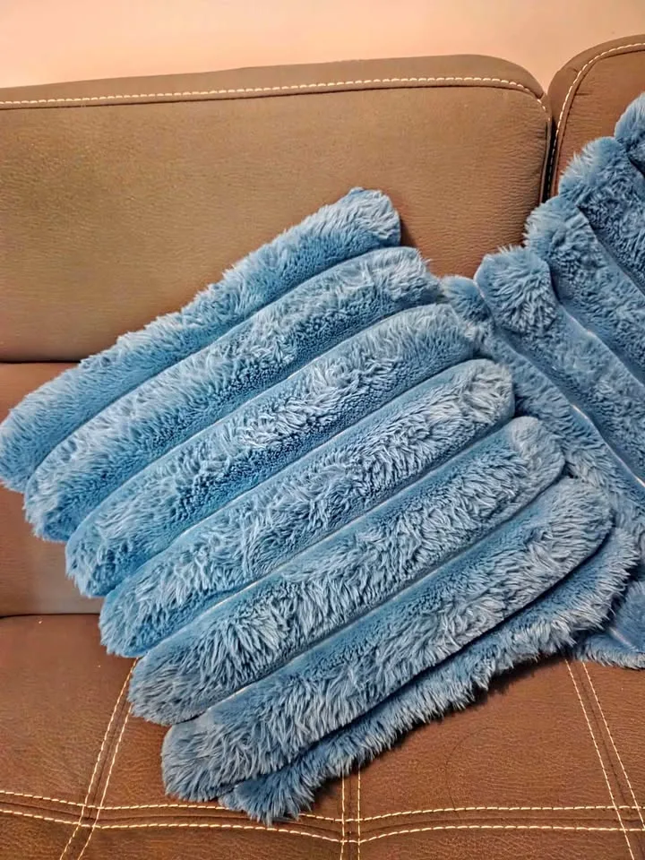 Brand new teal blue cushion covers (without inserts) thumbnail