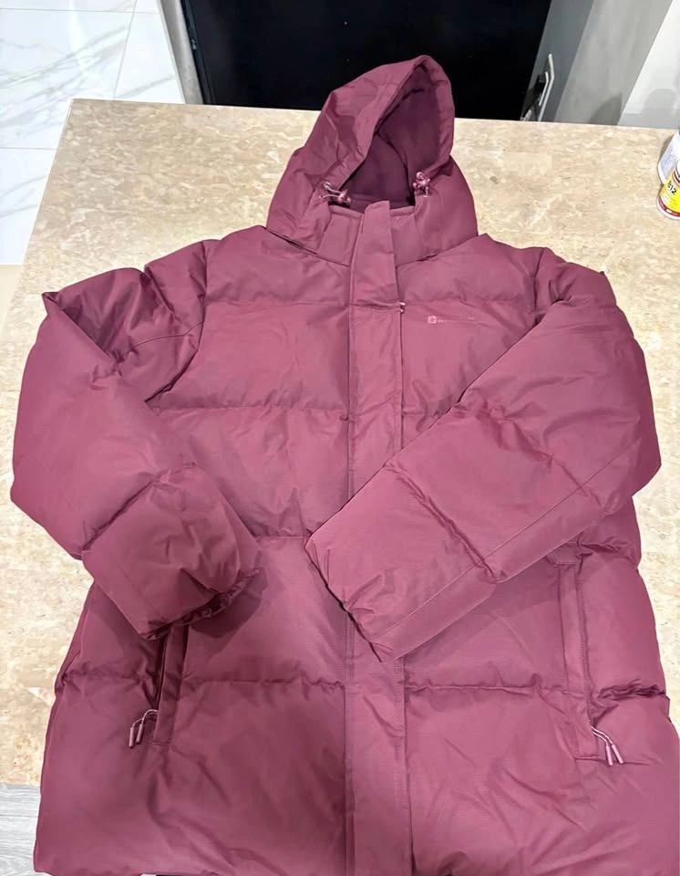Mountain Warehouse Burgundy Winter Puffer Jacket Size US 14