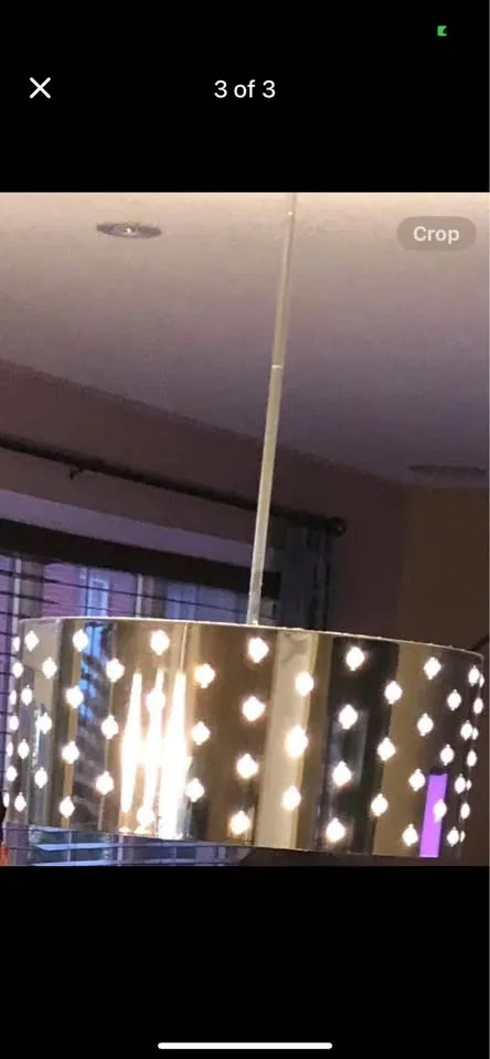 22" Crystal Encrusted 4-Light Fixture image indicator(2)