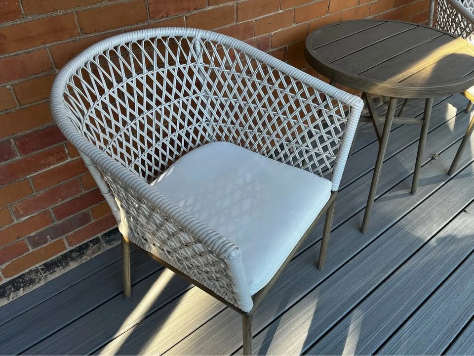 3-Piece Wicker Patio Bistro Set - photo 2