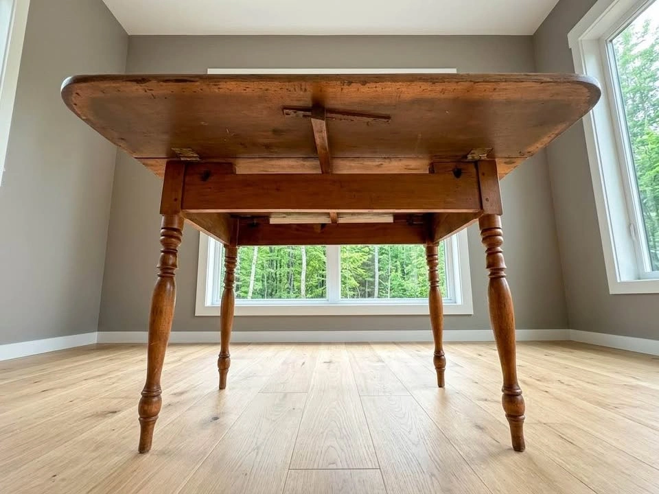 Antique Wood Drop Leaf Table - photo 3