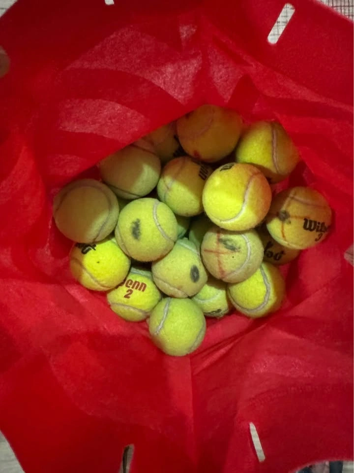 Wilson Tennis Racket and Bag of 40 Tennis Balls - photo 2