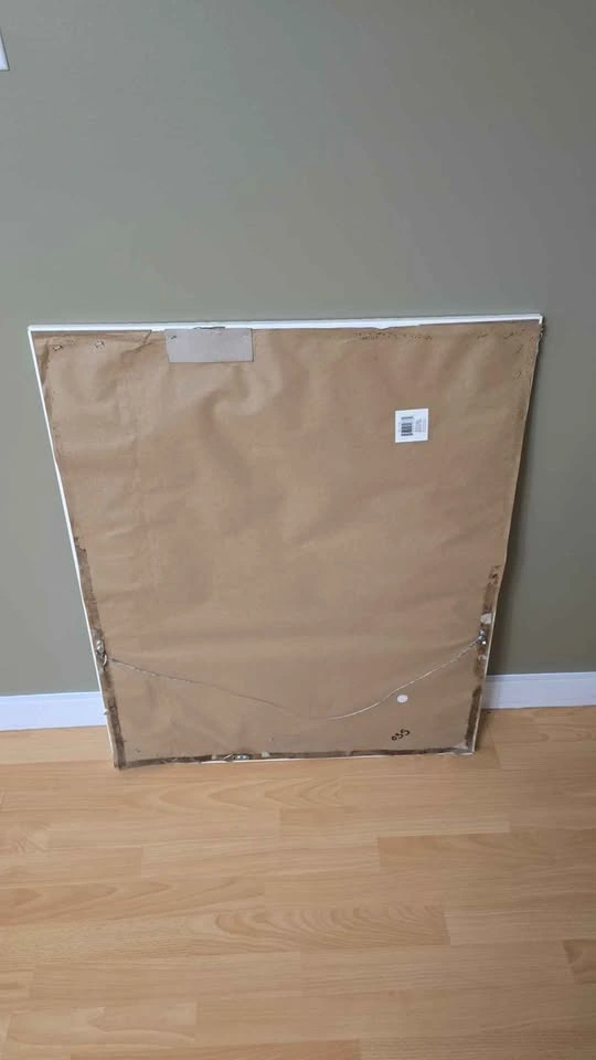 White Quilted Texture Wall Mirror - photo 2