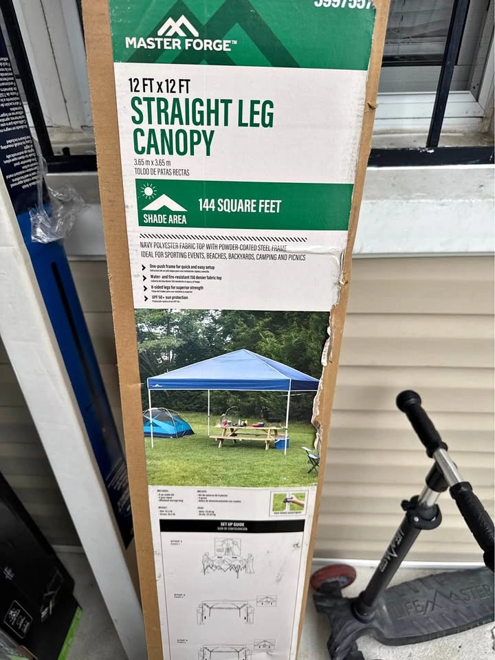 Master Forge 12 ft x 12 ft Straight Leg Canopy