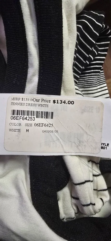 Lacoste Sport Stretch White Tennis Dress M (42eur) image indicator(3)