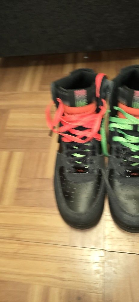 NIKE AIR FORCE 1 X LAUREN HALSEY HIGH 07 LE SIZE 7 - photo 3