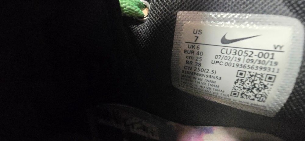 NIKE AIR FORCE 1 X LAUREN HALSEY HIGH 07 LE SIZE 7 - photo 4