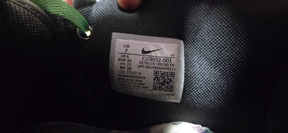 NIKE AIR FORCE 1 X LAUREN HALSEY HIGH 07 LE SIZE 7 image indicator(9)