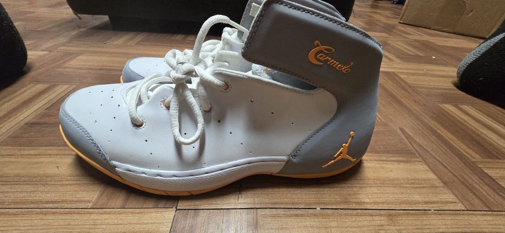 2013 Size 7Y Nike Air Jordan MELO 1.5 Atomic Mango - photo 2