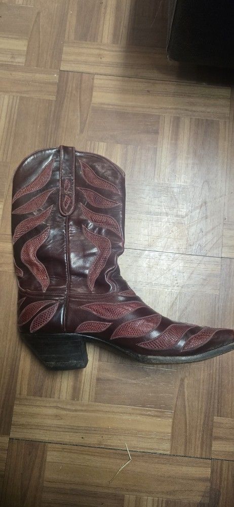 Used Vintage Crazy Horse Boots Sz 11