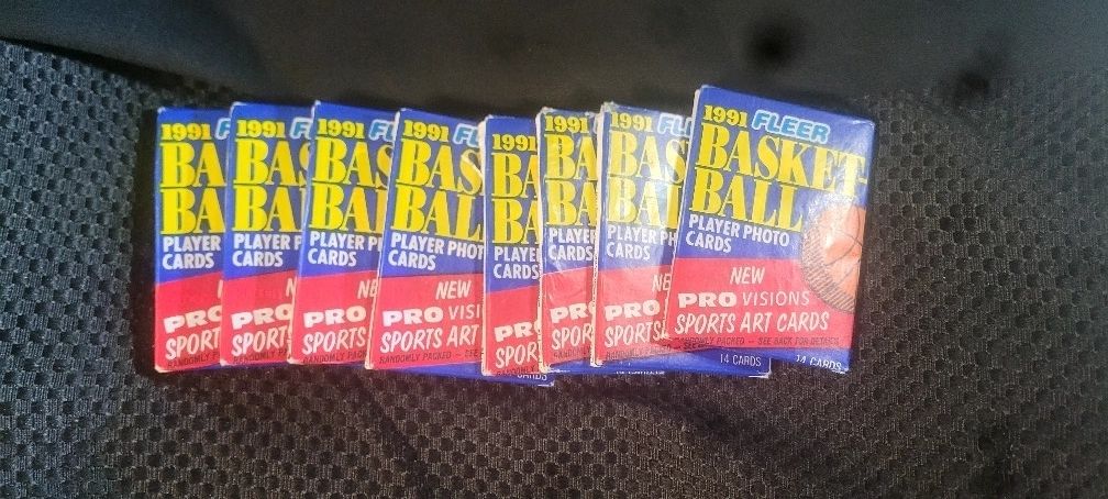 1991-92 Fleer Basketball Unopened Wax Pack - photo 2