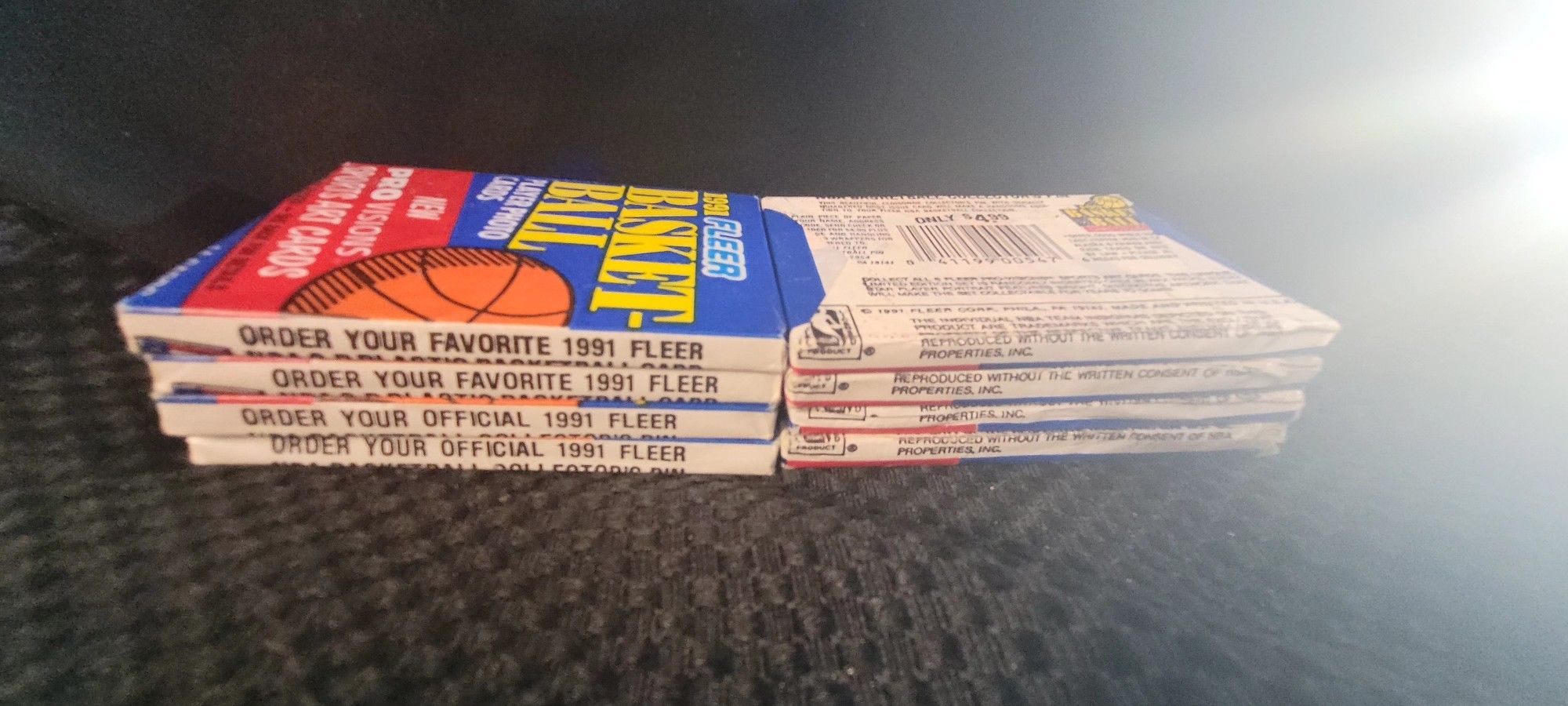 1991-92 Fleer Basketball Unopened Wax Pack - photo 3