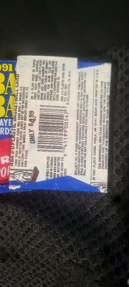 1991-92 Fleer Basketball Unopened Wax Pack image indicator(4)