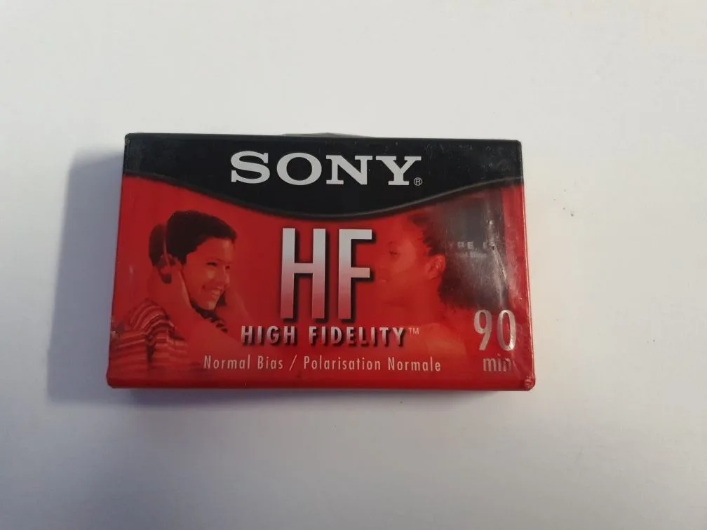 NEW SEALED VINTAGE SONY c-90 HFL 90 minute CASSETTE thumbnail