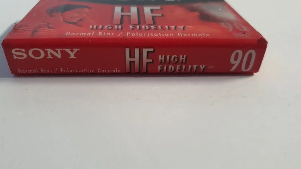 NEW SEALED VINTAGE SONY c-90 HFL 90 minute CASSETTE image indicator(3)