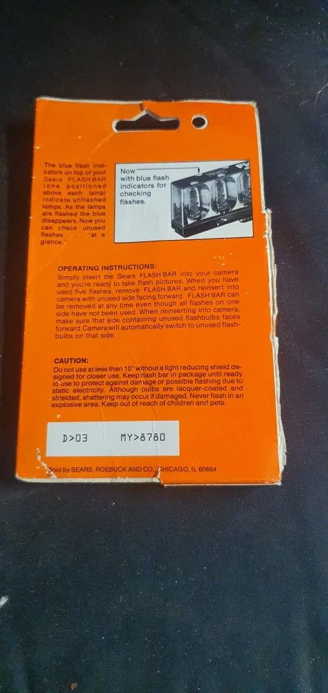SEALED VINTAGE SEARS FLASHBAR image indicator(2)