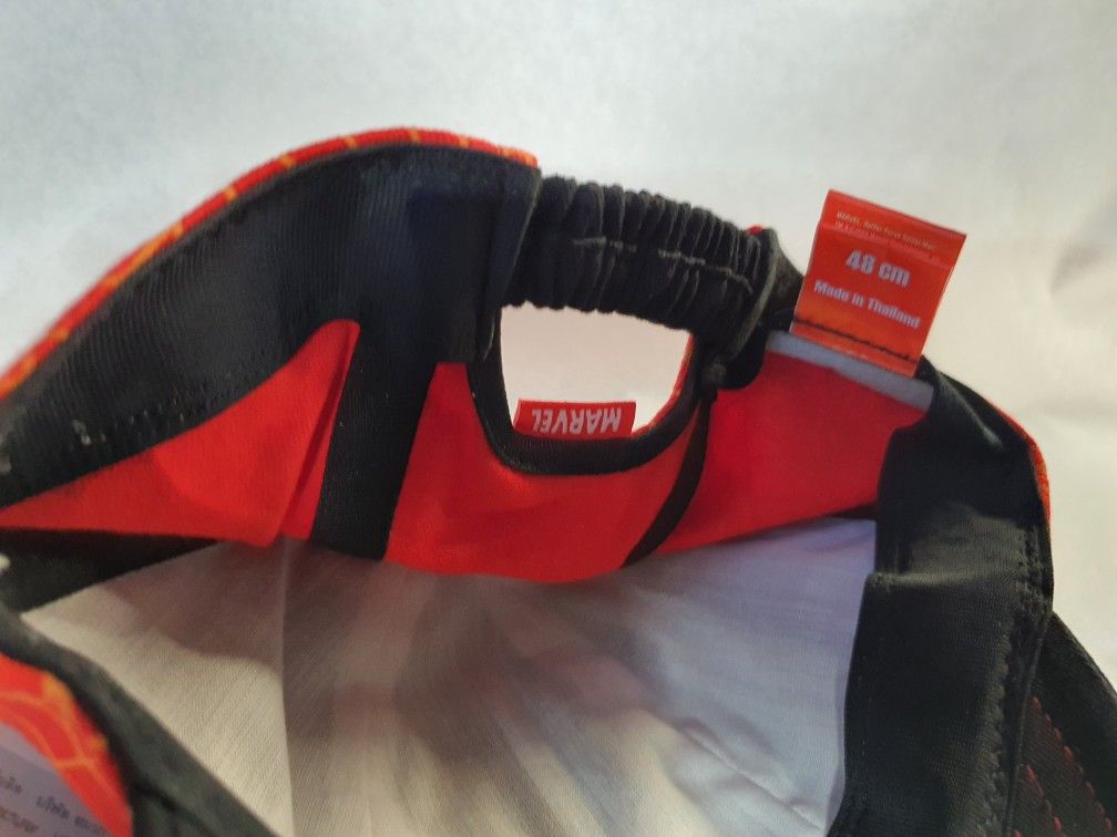 NEW SPIDERMAN SPIDEY EYES RED WEB TODDLER BASEBALL HAT 44CM - photo 5