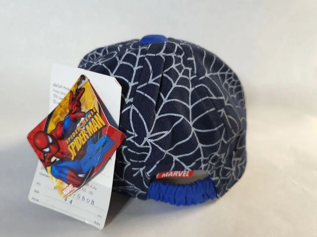NEW SPIDERMAN BLUE WEB/SPIDEY EYES KIDS HAT SZ 44CM image indicator(4)