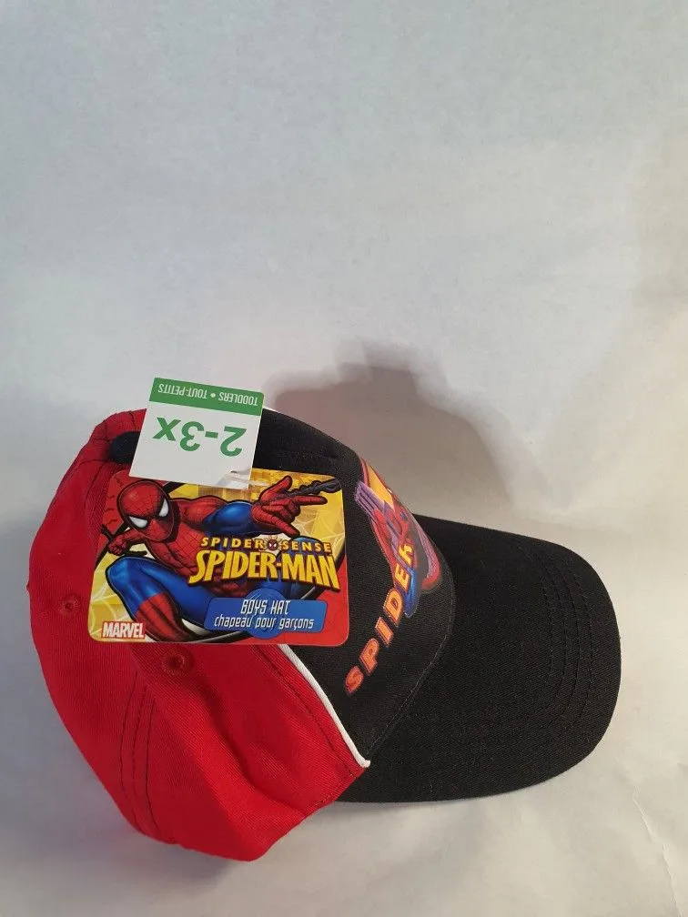 NEW SPIDER-MAN KIDS BASEBALL HAT ADJUSTABLE SPIDER SENSE image indicator(3)