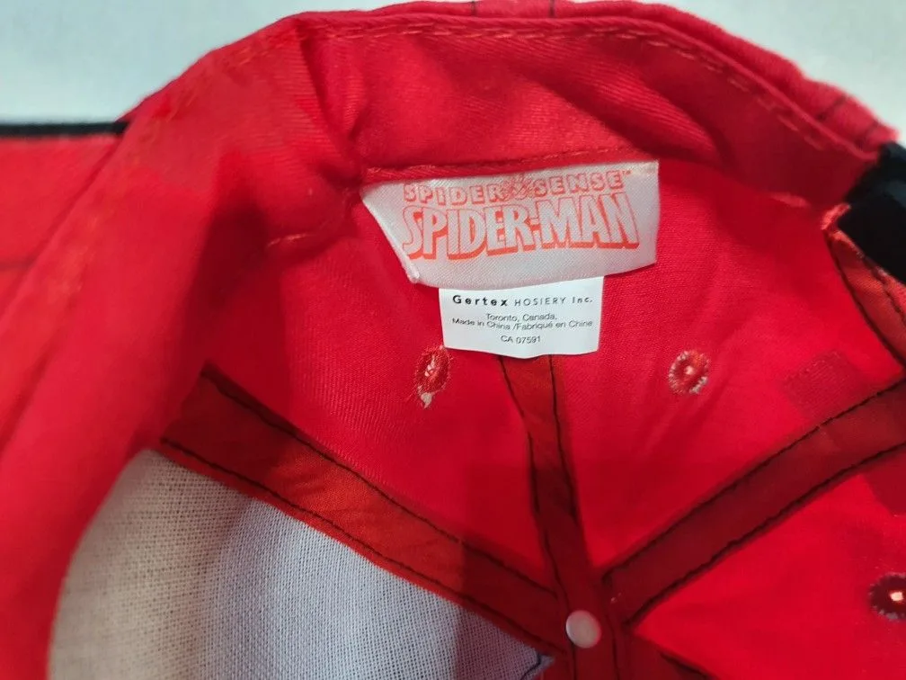 NEW SPIDER-MAN KIDS BASEBALL HAT ADJUSTABLE SPIDER SENSE image indicator(4)