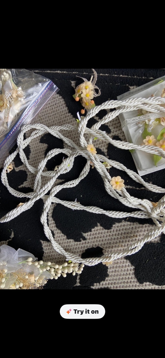 Bridal Flower Accessory Set - photo 2