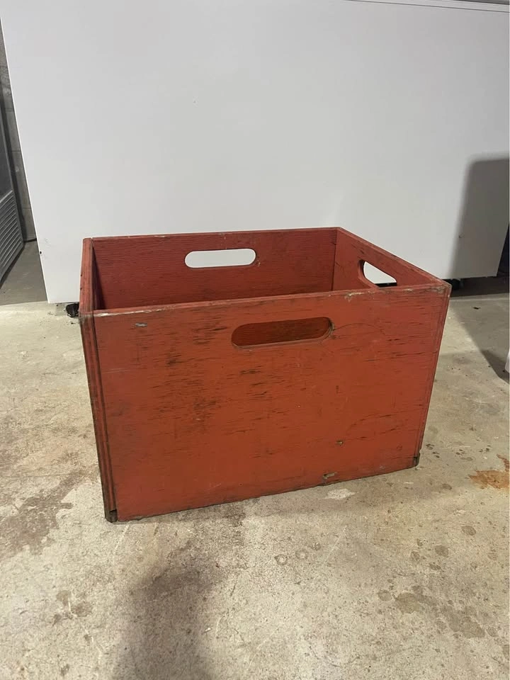 Large Rustic Wooden Storage Crate – Farmhouse Style - photo 2