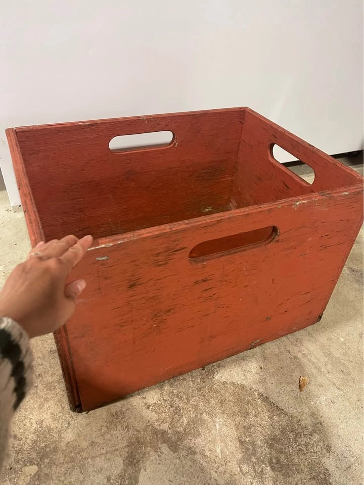Large Rustic Wooden Storage Crate – Farmhouse Style - photo 3