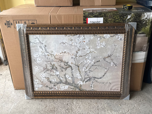 Vincent Print in antique like frame New
