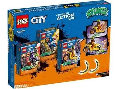lego city stunts gift set contains 3 sets with a case 66707 image indicator(2)