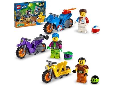 lego city stunts gift set contains 3 sets with a case 66707 - photo 3