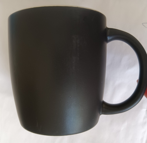 Van Houtte Coffee Ceramic Mug, NEW, 12oz black writable cup - photo 2