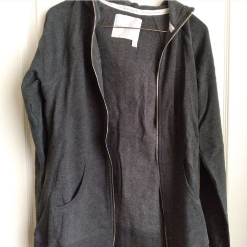 Victoria's Secret VS Charcoal Gray Medium NEW Zip Up Hoodie - photo 3