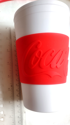 Coca Cola Collectible Travel Tumbler Plastic Cup With Lid Straw - photo 3