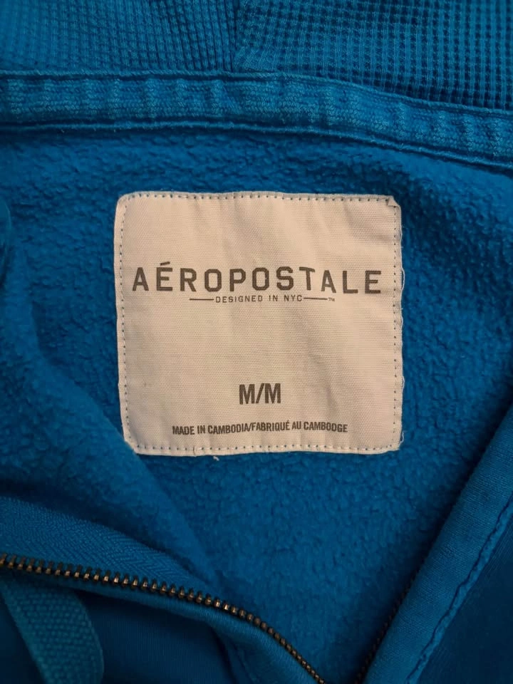 Blue Aeropostale Zip-Up Hoodie - photo 3