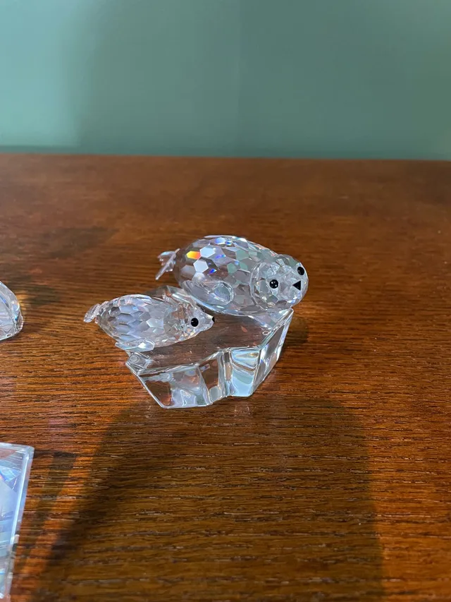 Swarovski Crystal Mother & Child Duo with Plaque image indicator(3)