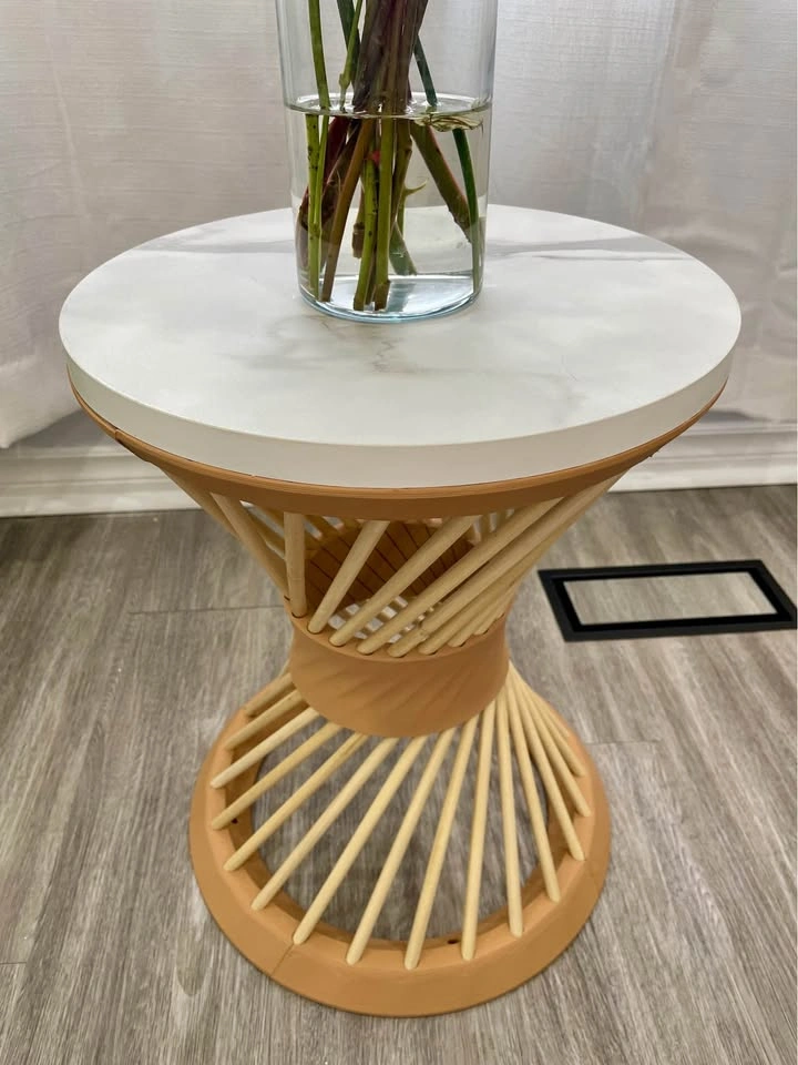 Handmade Round Side Coffee Table / Accent Table – One of a Kind - photo 4