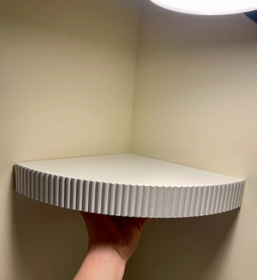 Corner Floating Wall Shelf – Modern & Minimalist - photo 4