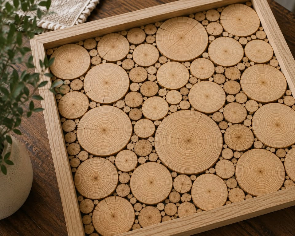 Minimalist Light Wood Wall Art – Handmade Scandinavian Decor - photo 2