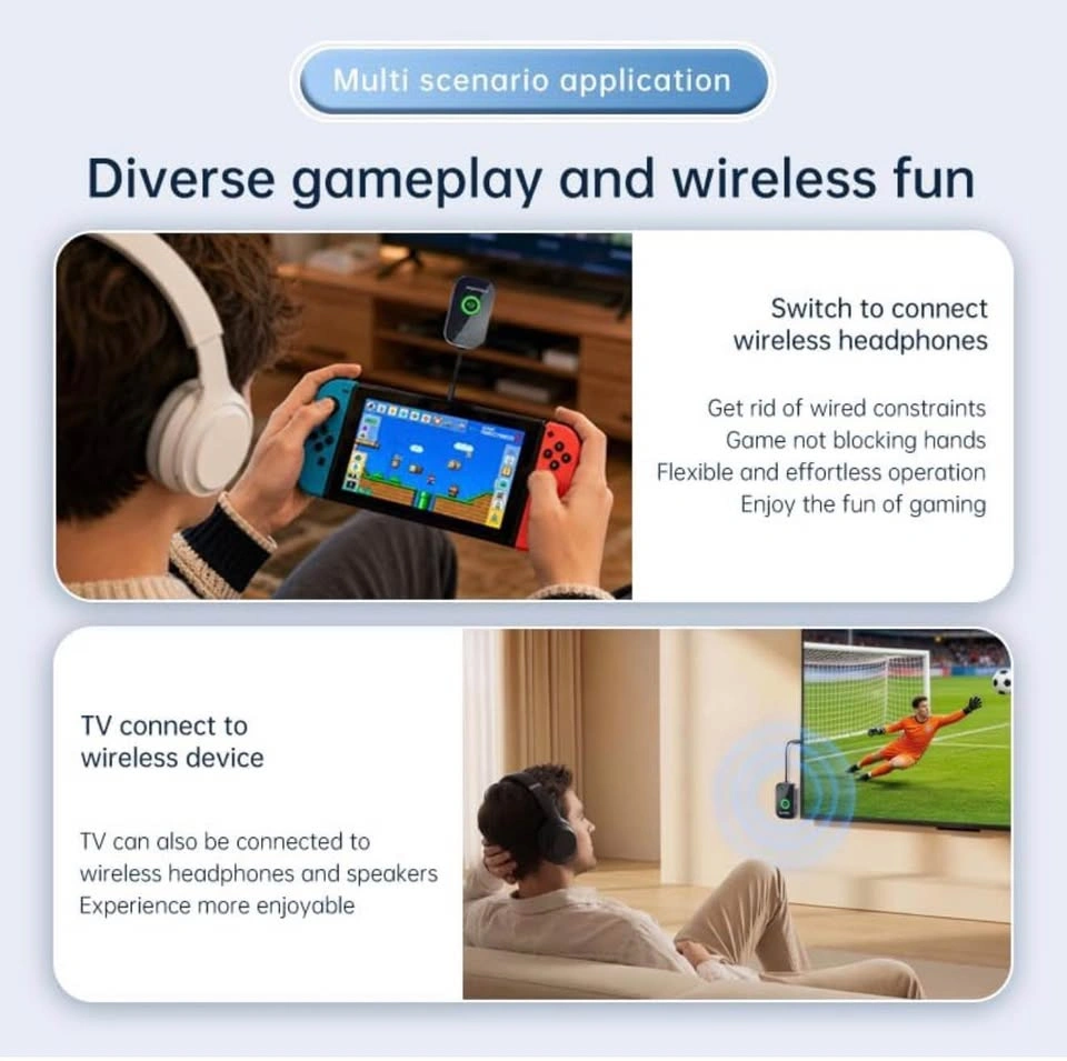 2-in-1 Bluetooth Transmitter and Receiver 3.5mm AUX - photo 4