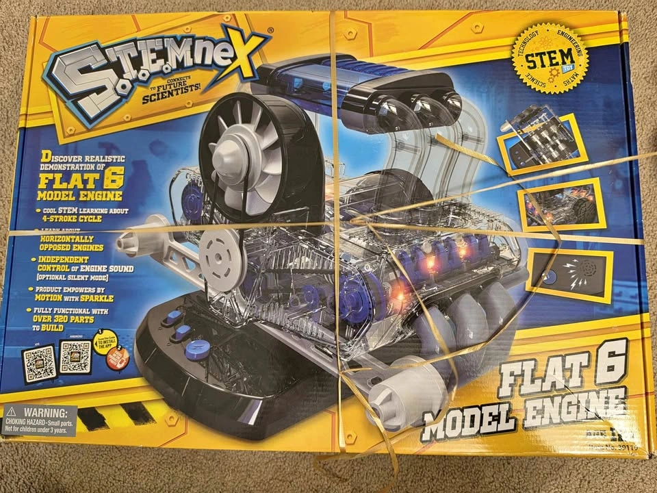 New Stemnex Flat 6 Model Engine STEM Toy Building Kit