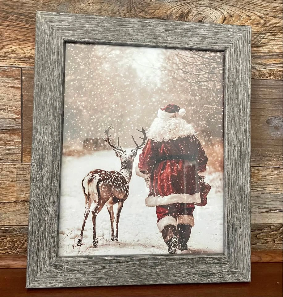 Vintage Santa Art 10x12