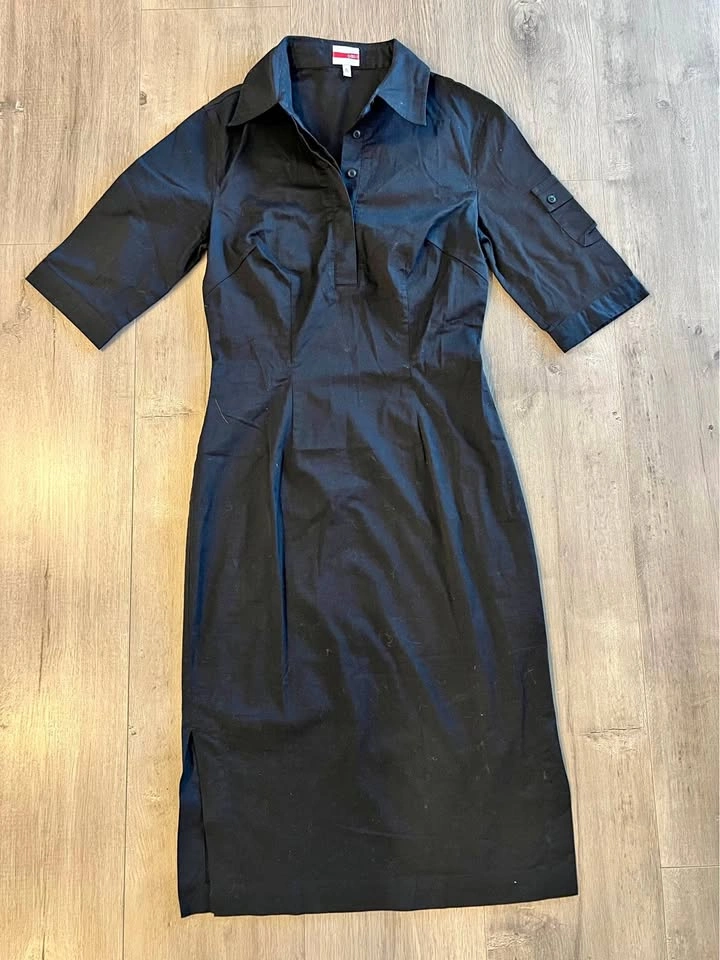Oasis Black Shirt Dress