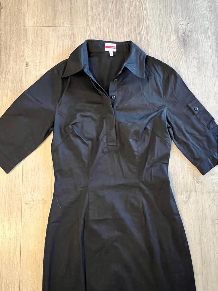 Oasis Black Shirt Dress - photo 2