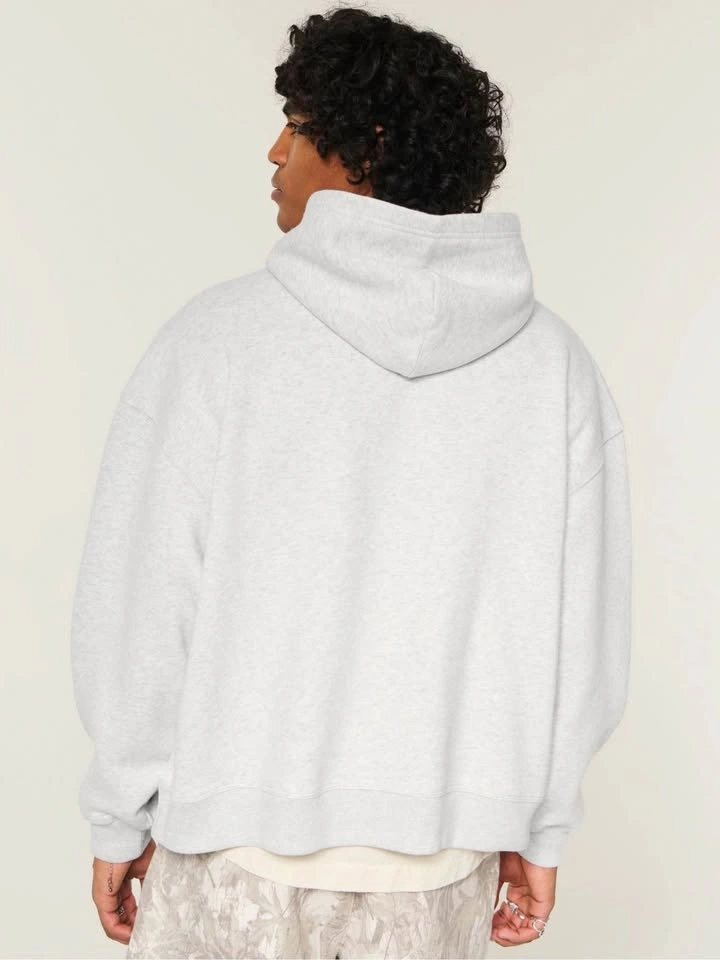 Hollister Boxy Fit Grey Hoodie - photo 2