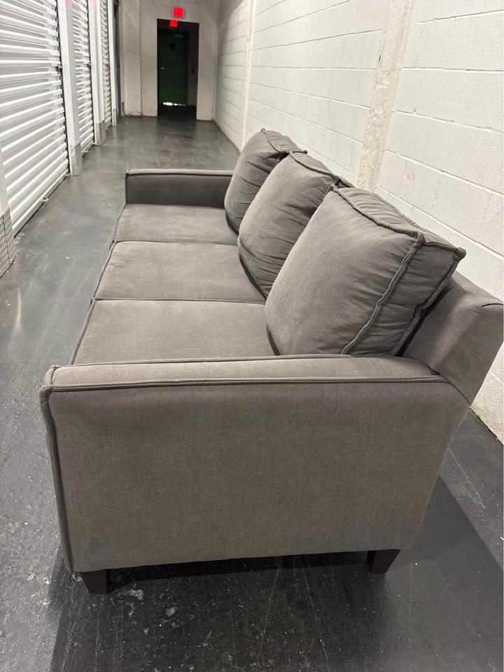 Gray Couch / Grey Sofa - Delivery Available - photo 3