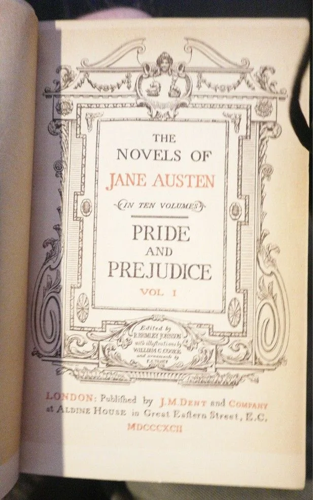 Antique 1892 Jane Austen Novels 4-Vol Set image indicator(10)